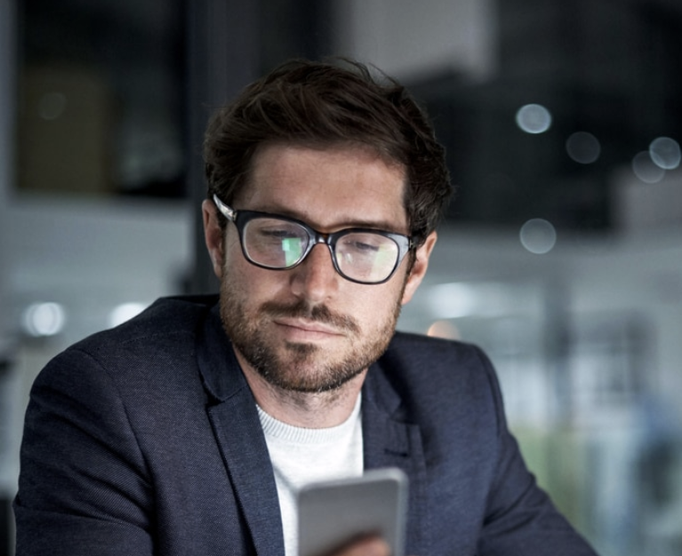 Guy on Phone